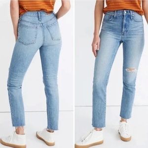 Madewell the perfect vintage crop Jean
